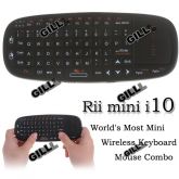 Teclado Sem Fio Touchpad De 2,4 Ghz Ir Remote Rii Mini I10