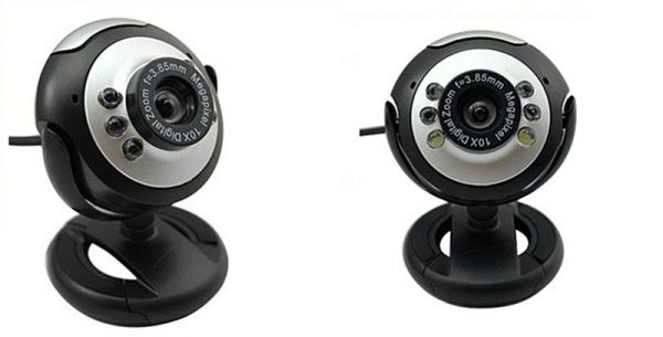 Webcam 300kp 6-led Usb 2.0 Web Camera Digital + Microfone